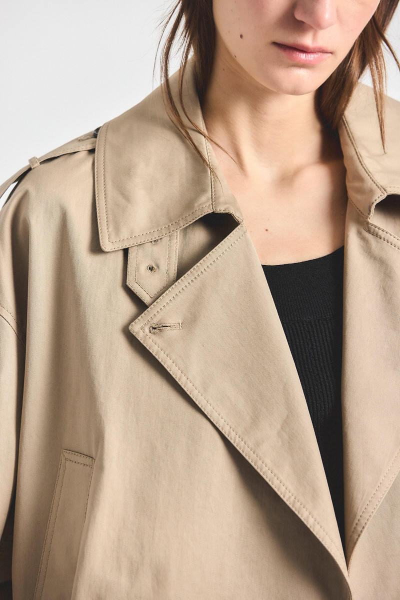EMILIO CROPPED TRENCH COAT 3
