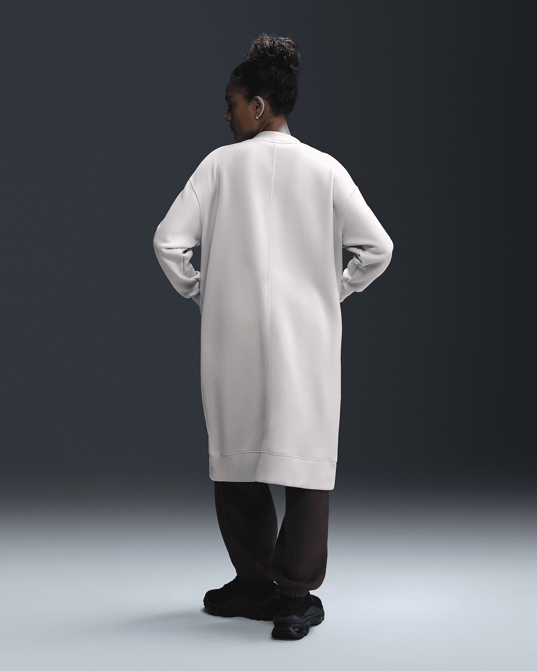Nike Sportswear Phoenix Fleece Women's Oversized Long Cardigan - 5