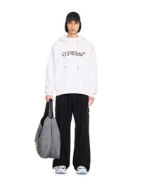 【関税込み】Off-White ブルー Big Bookish Skate フーディ Off-White Big Bookish Skate Hoodie | REVERSIBLE
