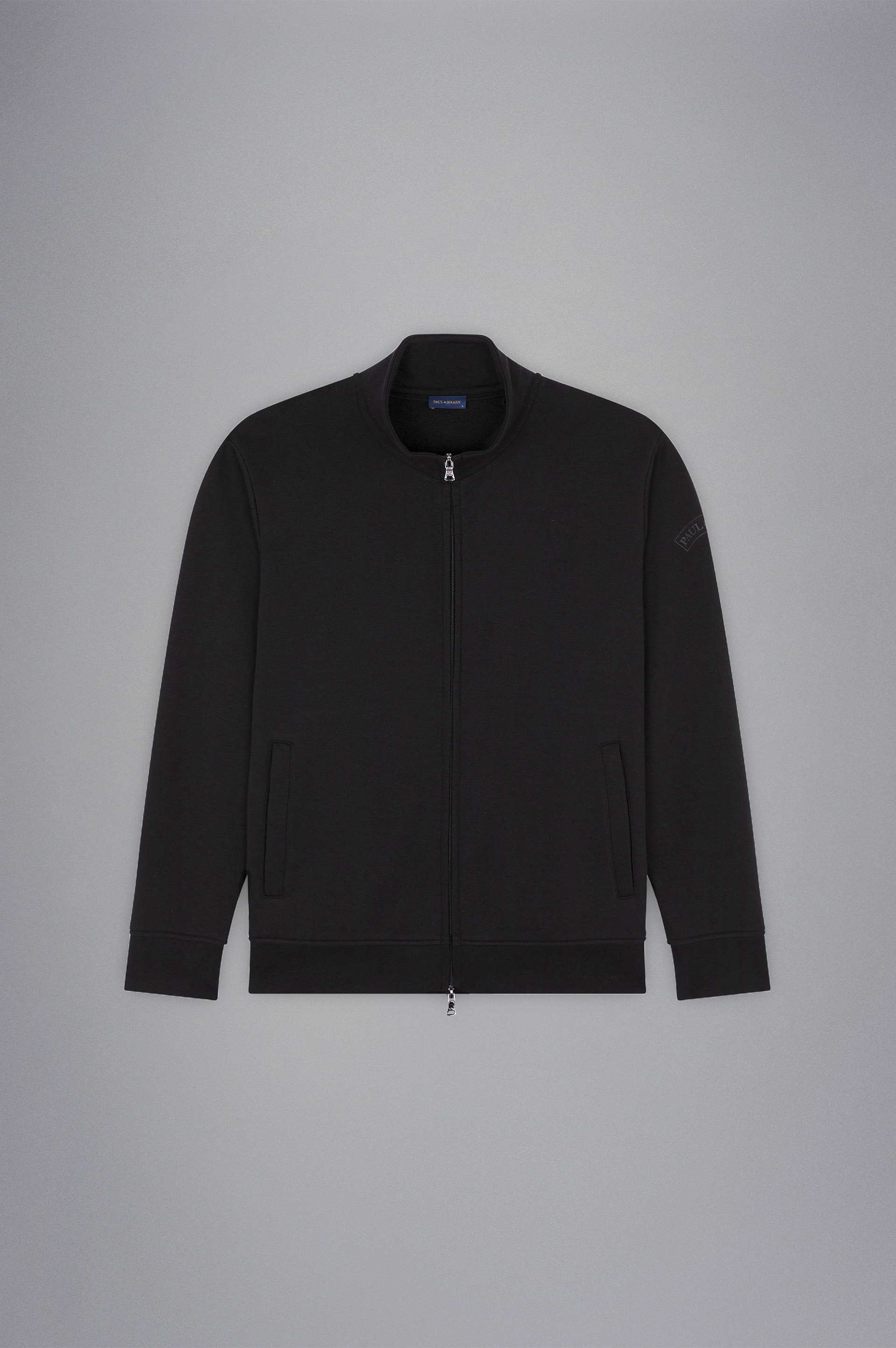 COTTON FULL ZIP SWEATSHIRT - 1