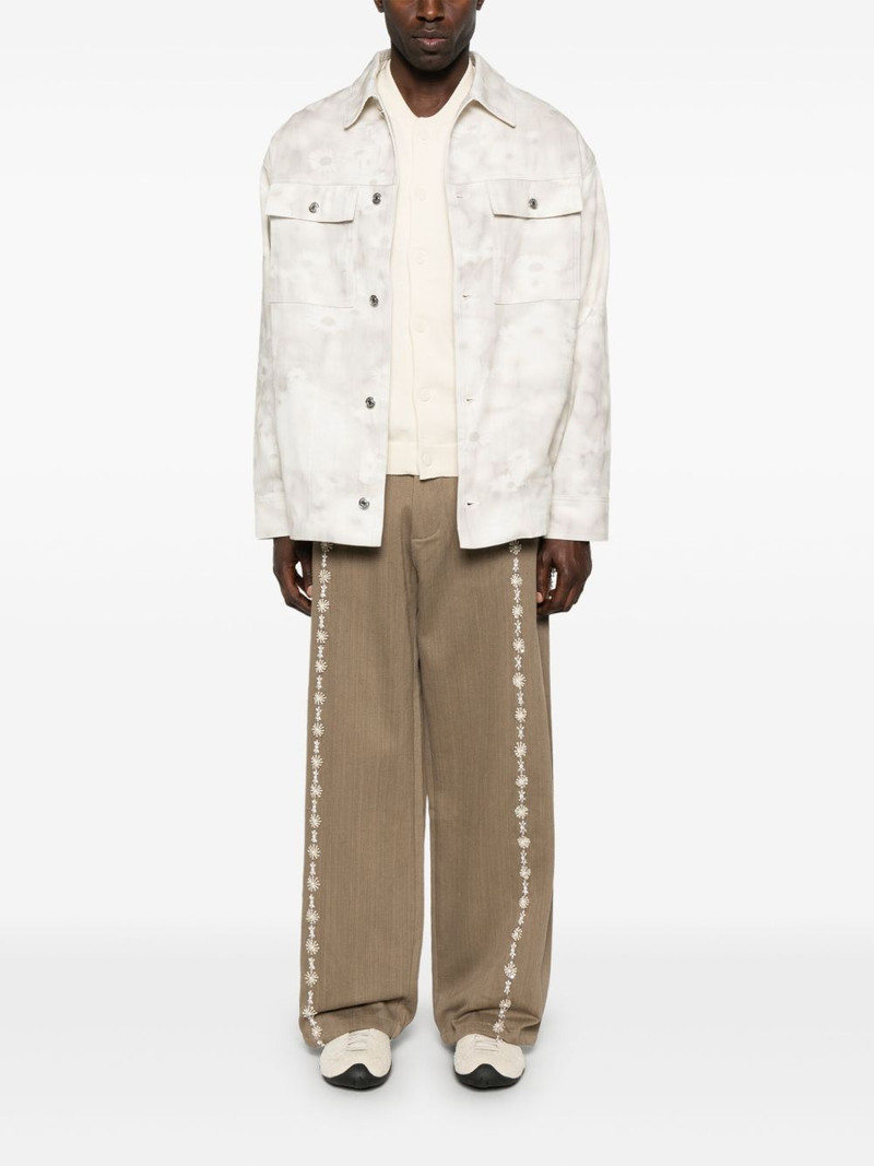 Maison Kitsuné Bold Fox Head-embroidered cardigan outlook