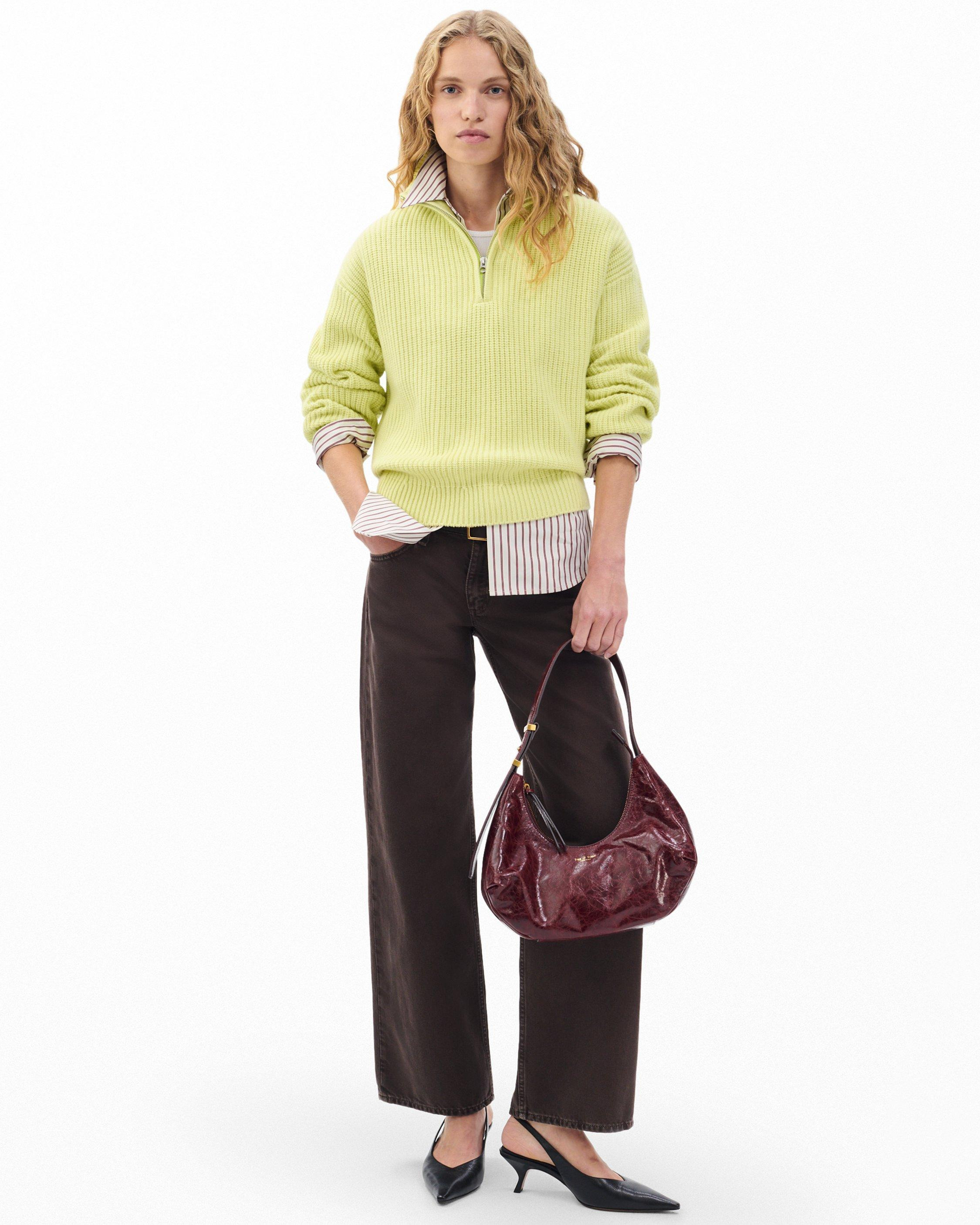 Julie Wool Half-Zip Sweater - 3