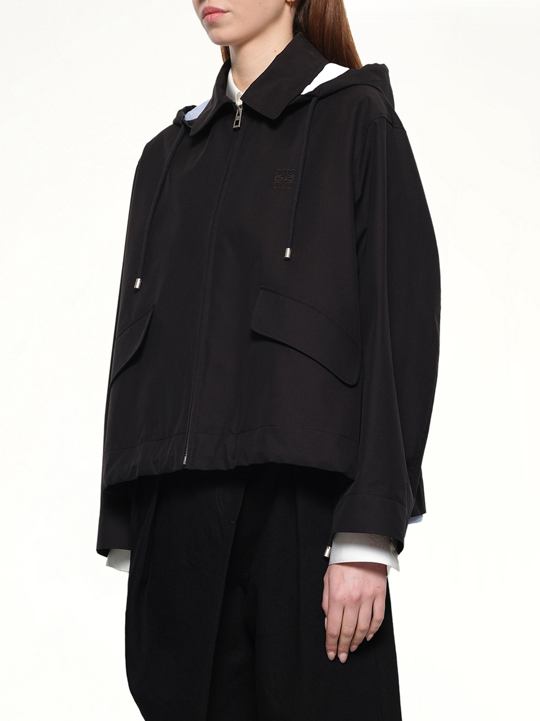 Hooded Parka in Black - 3
