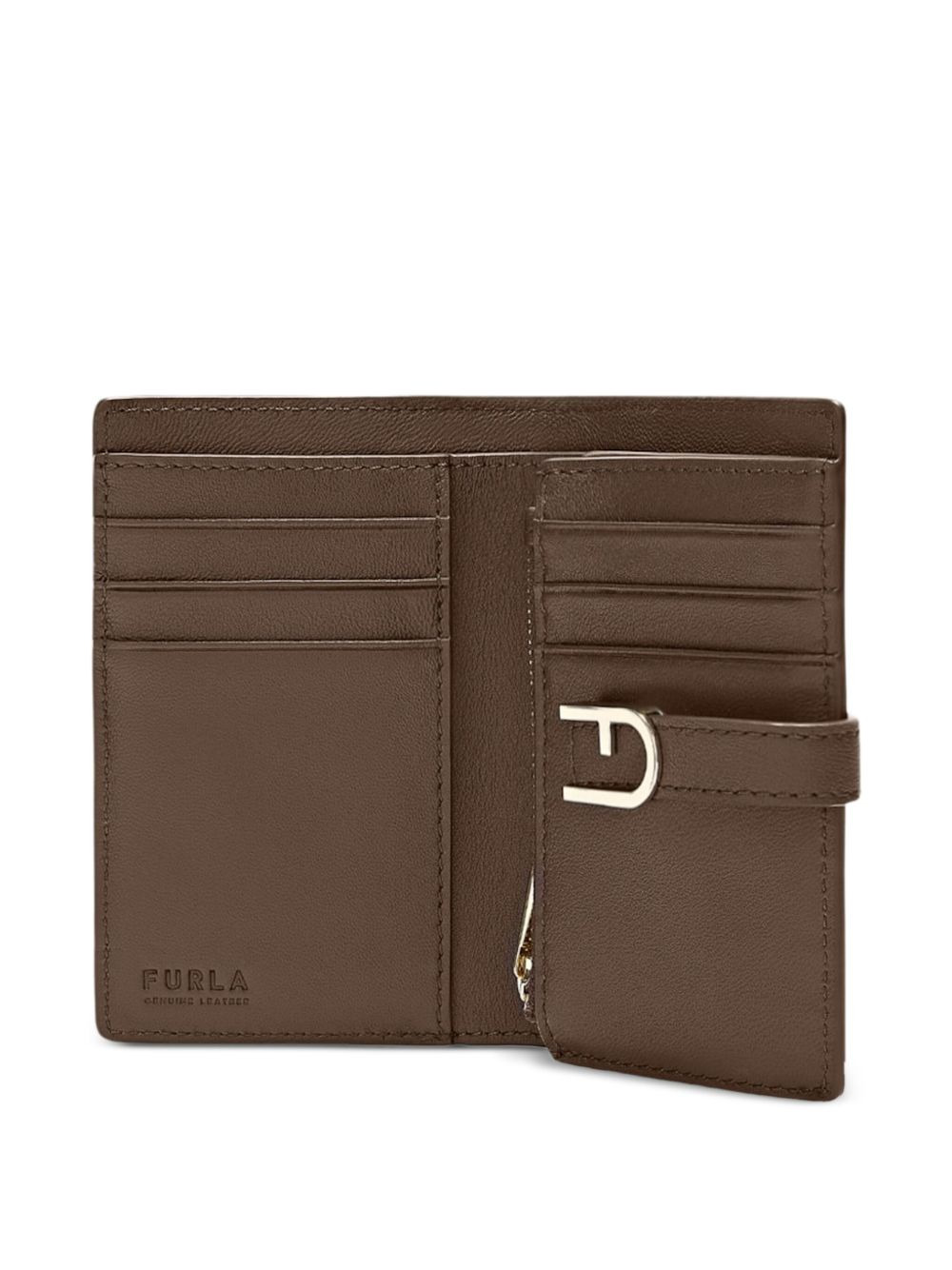 buckle-fastening leather wallet - 3