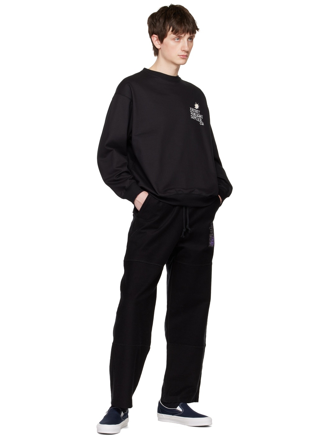 Black 'Sunlight Supplier' Sweatshirt - 4