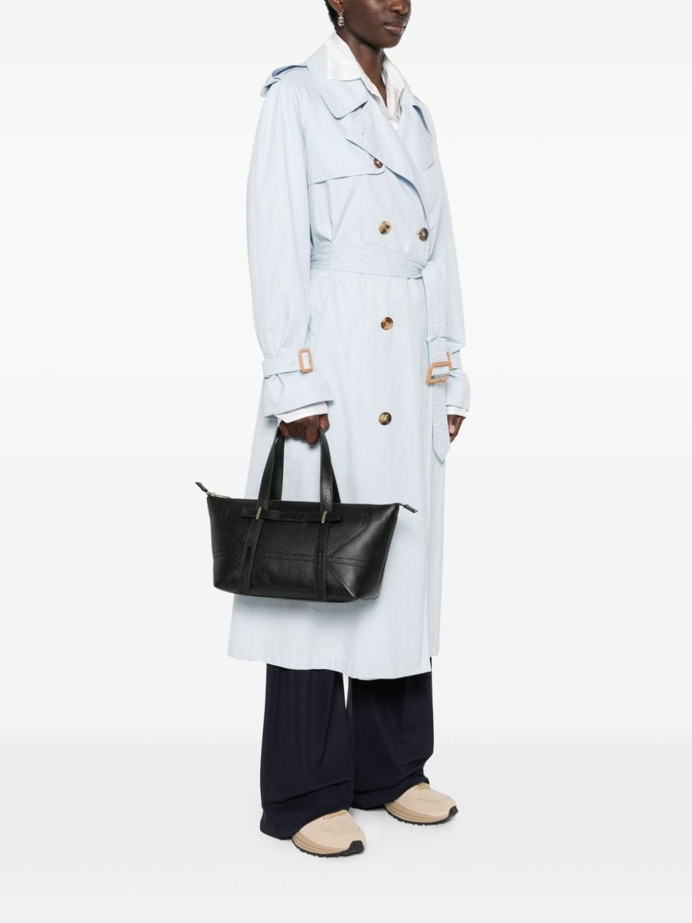 medium Giove leather tote bag - 2
