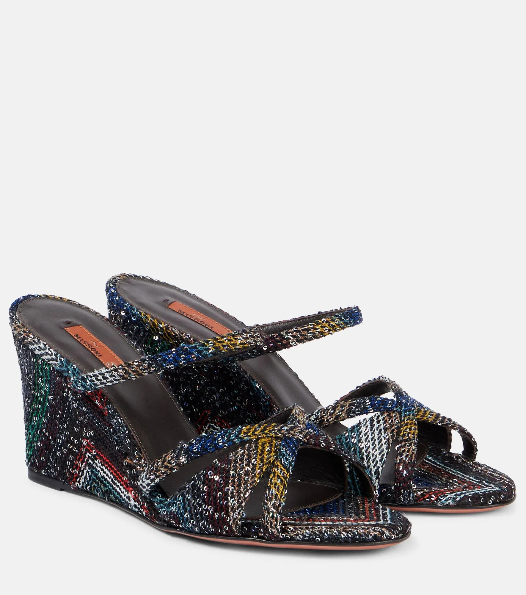 Lucy Caperdoni sequined wedges - 1