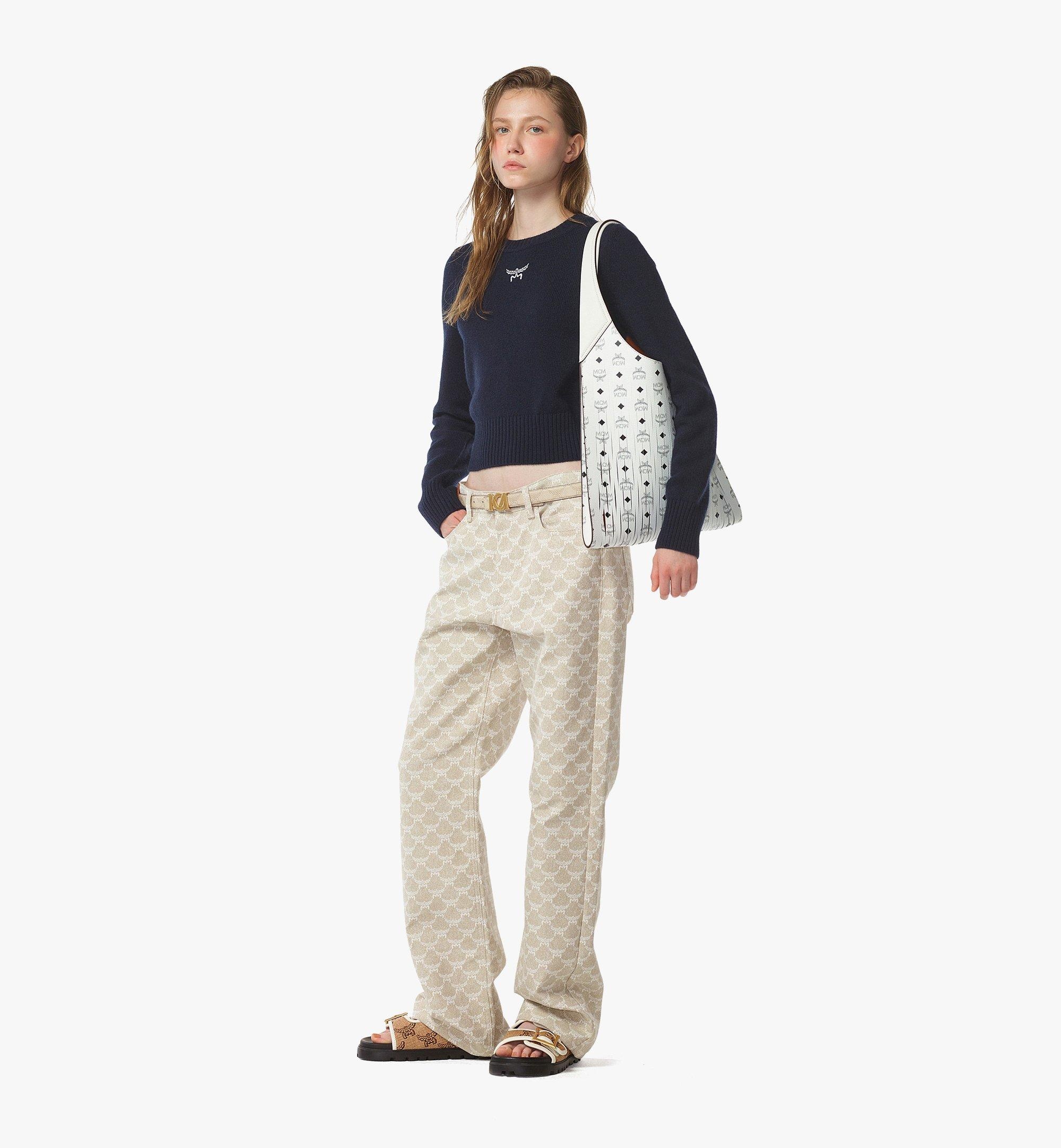 Aren Shopper in Monogram Print Leather - 2