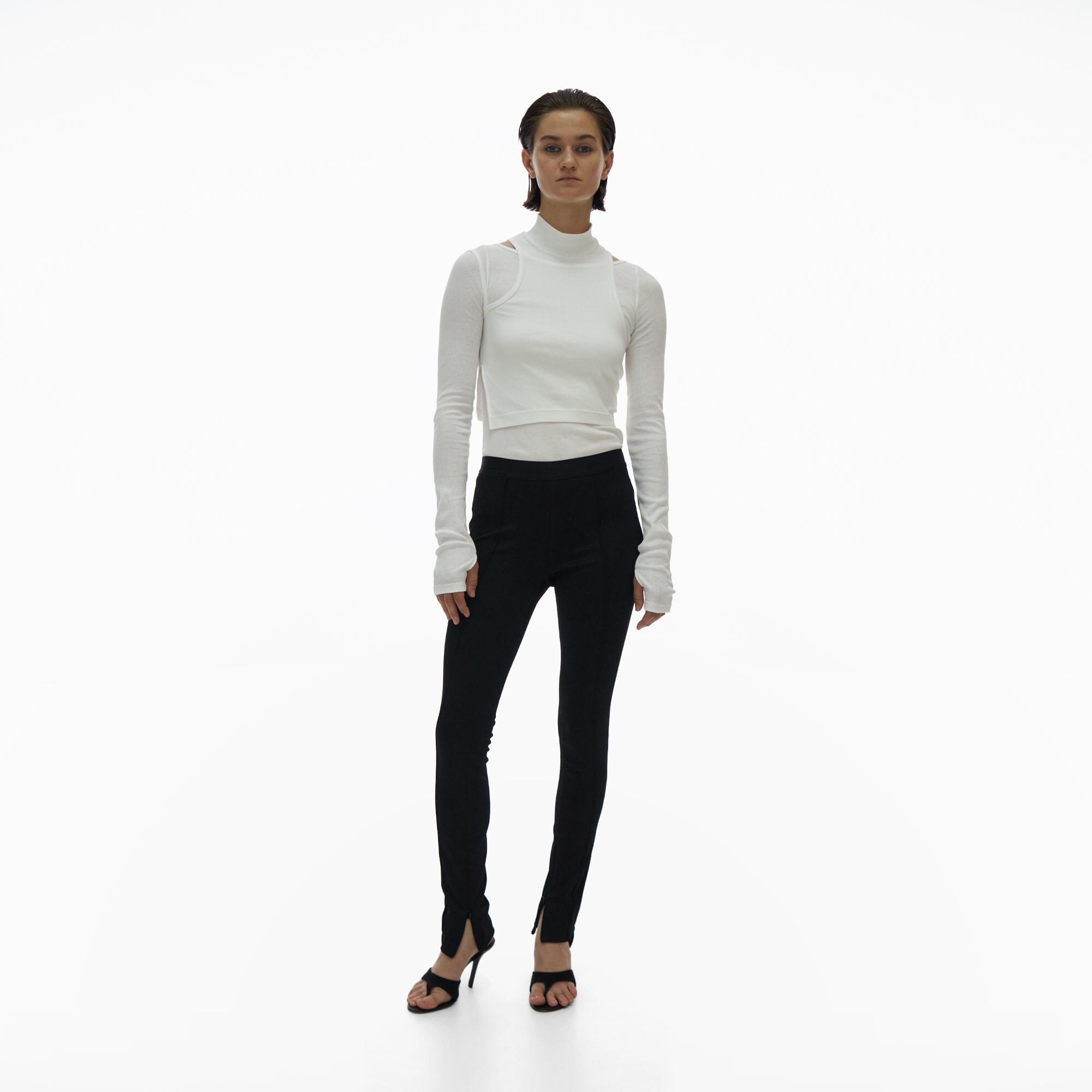 CORE DOUBLE NEEDLE RIB LEGGING - 2