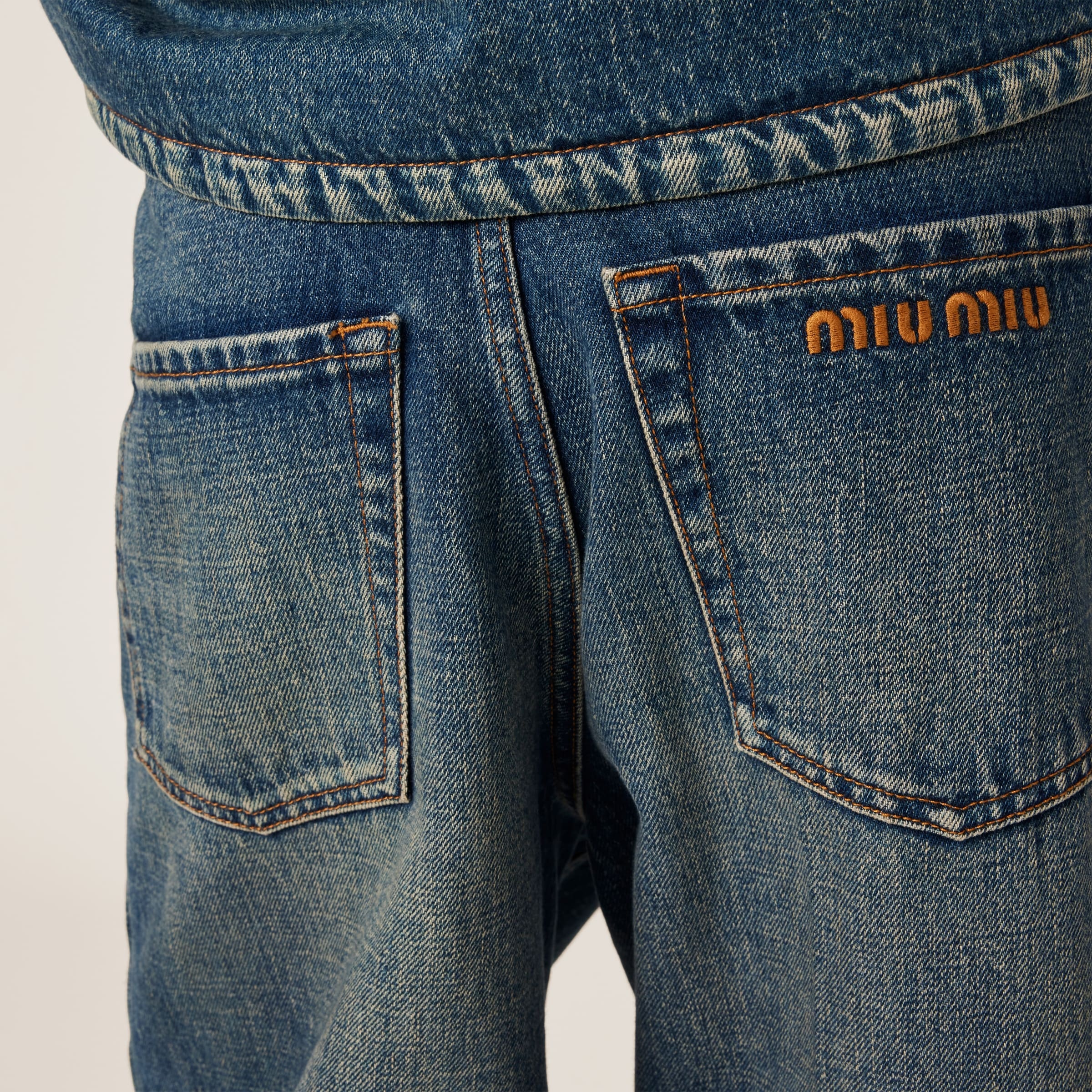 Denim five-pocket jeans - 5