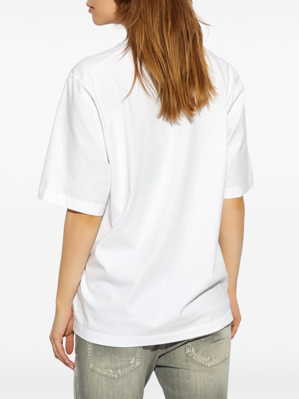 Icon logo-print cotton T-shirt - 4