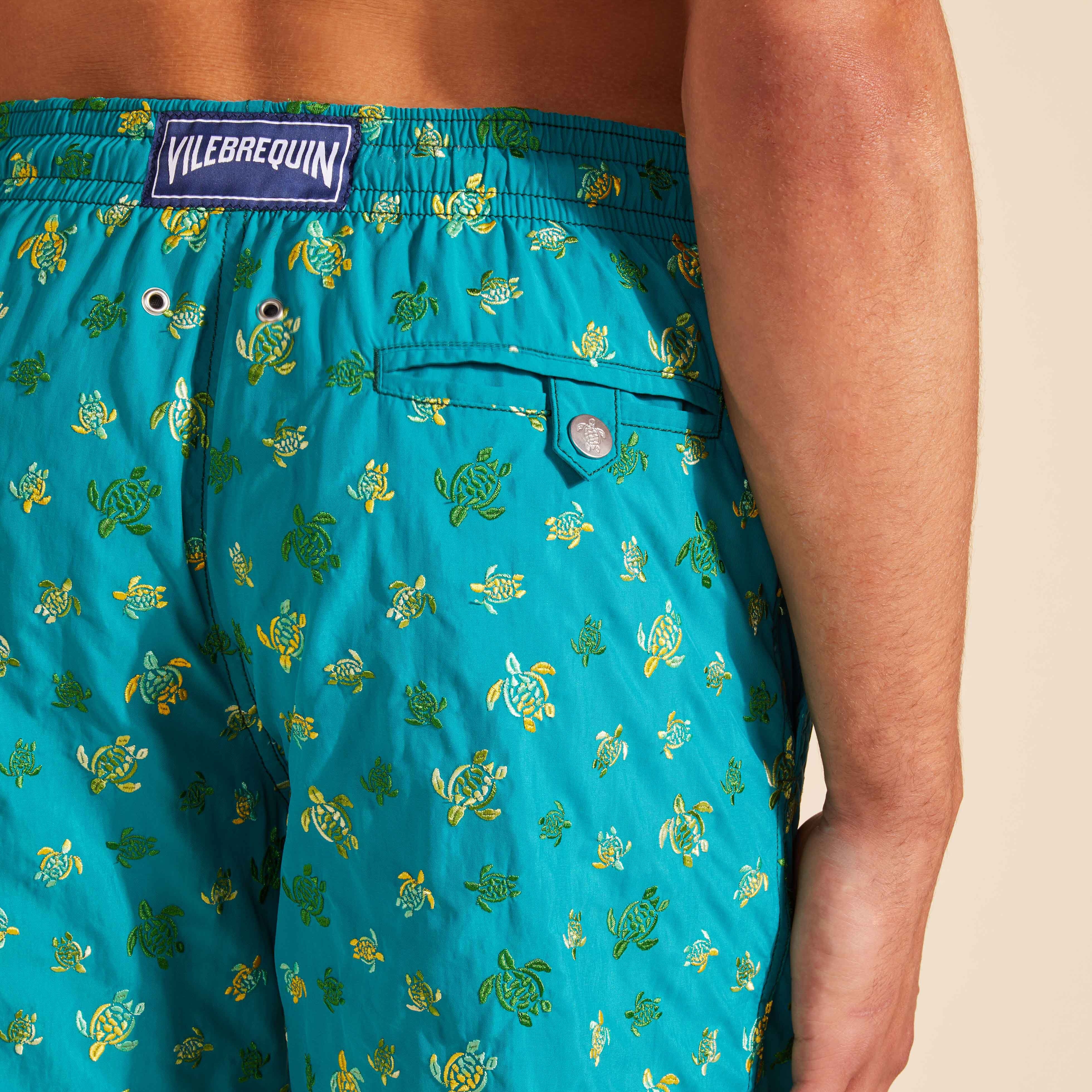 Men Swim Shorts Embroidered Ronde des Tortues - Limited Edition - 6
