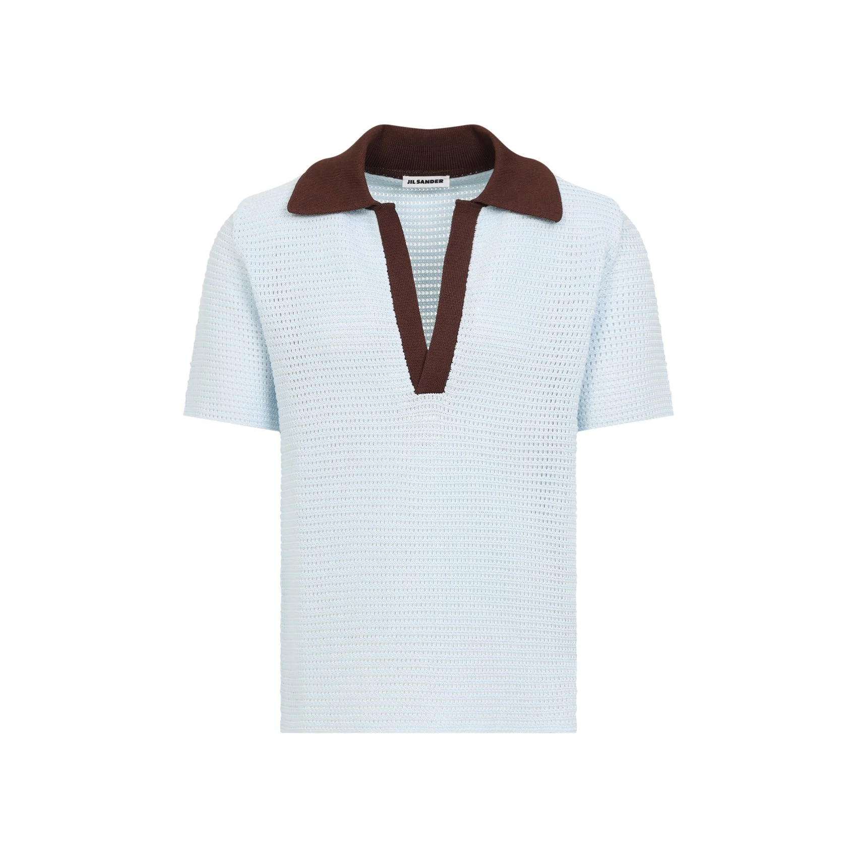 Jil Sander Short Sleeves Knit Polo Men - 1