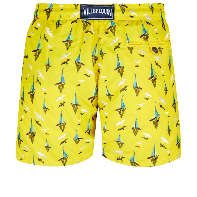 Men Swim Trunks Embroidered Bateaux sur l'eau - Limited Edition - 2