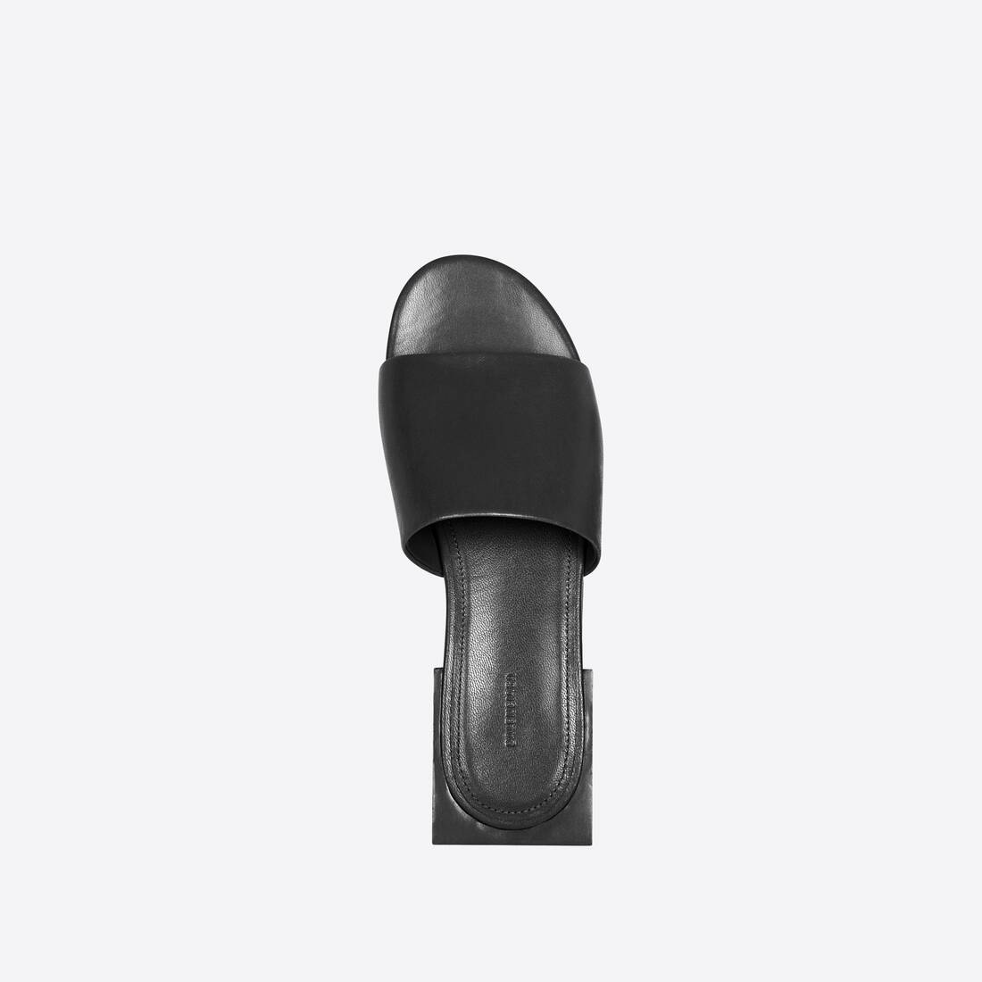 Women's Box Mule in Black/white - 5