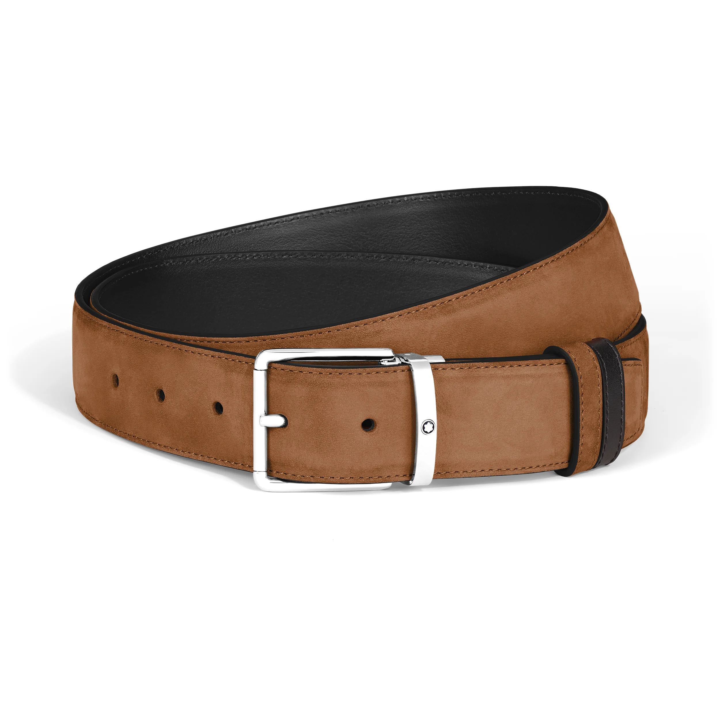 EVERYDAY 35 MM REVERSIBLE BELT IN SUEDE LEATHER - 1