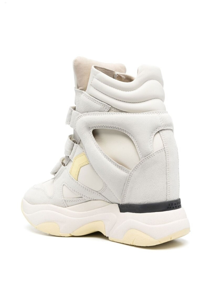 Balskee 90mm touch-strap wedge sneakers 3