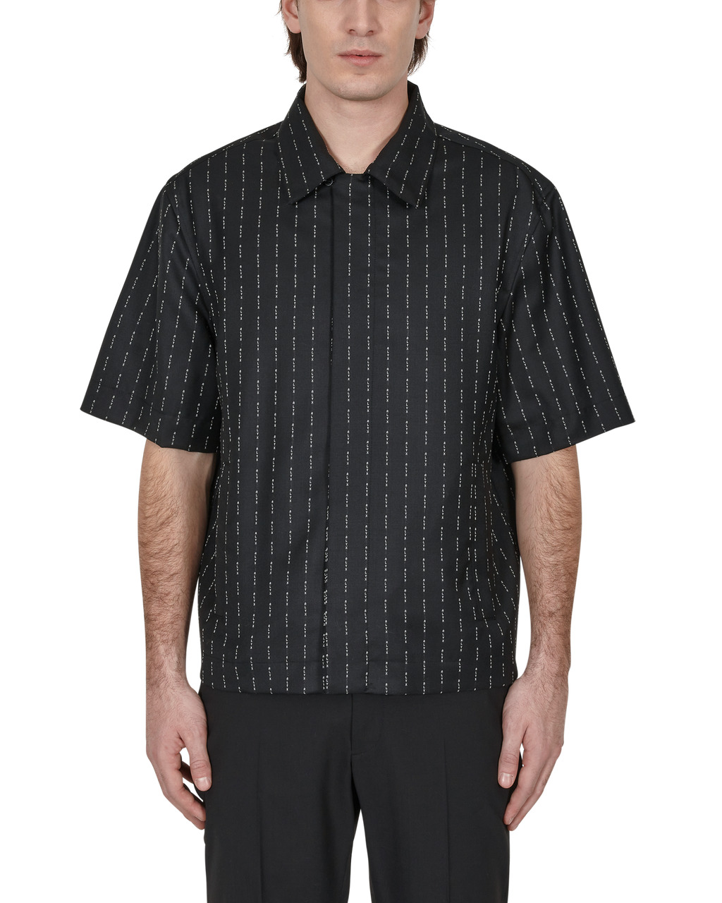 PINSTRIPE S/S SHIRT - 2