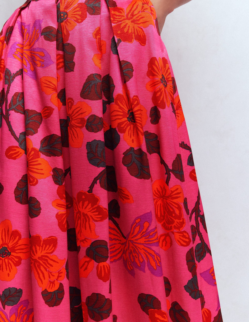Verity Maxi Skirt-Pink, Elaborate Blossom 3