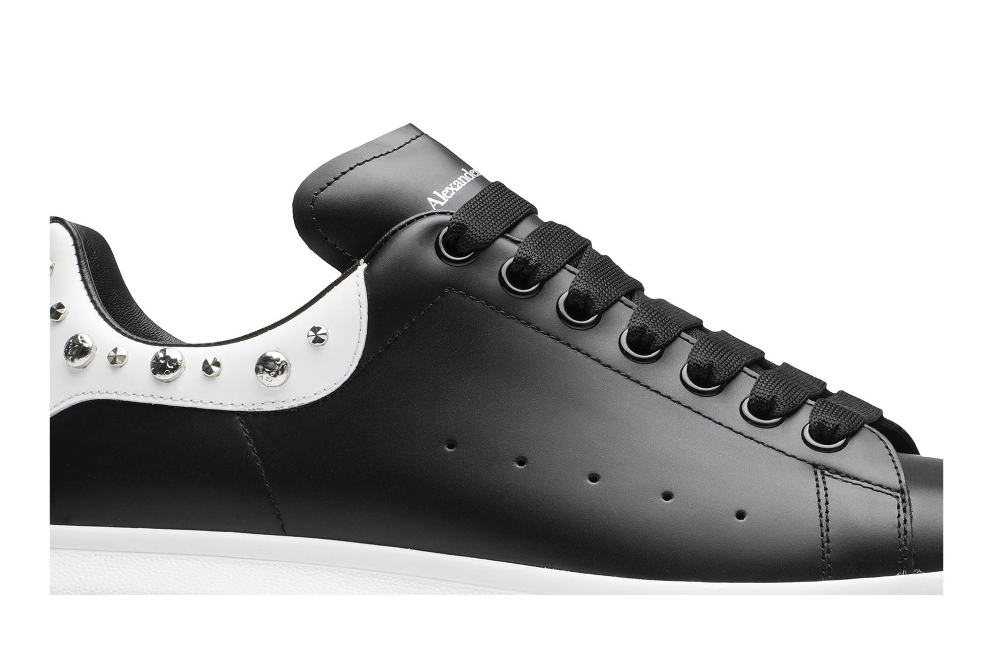 Alexander McQueen Studded Oversized Sneaker 'White Black' - 2