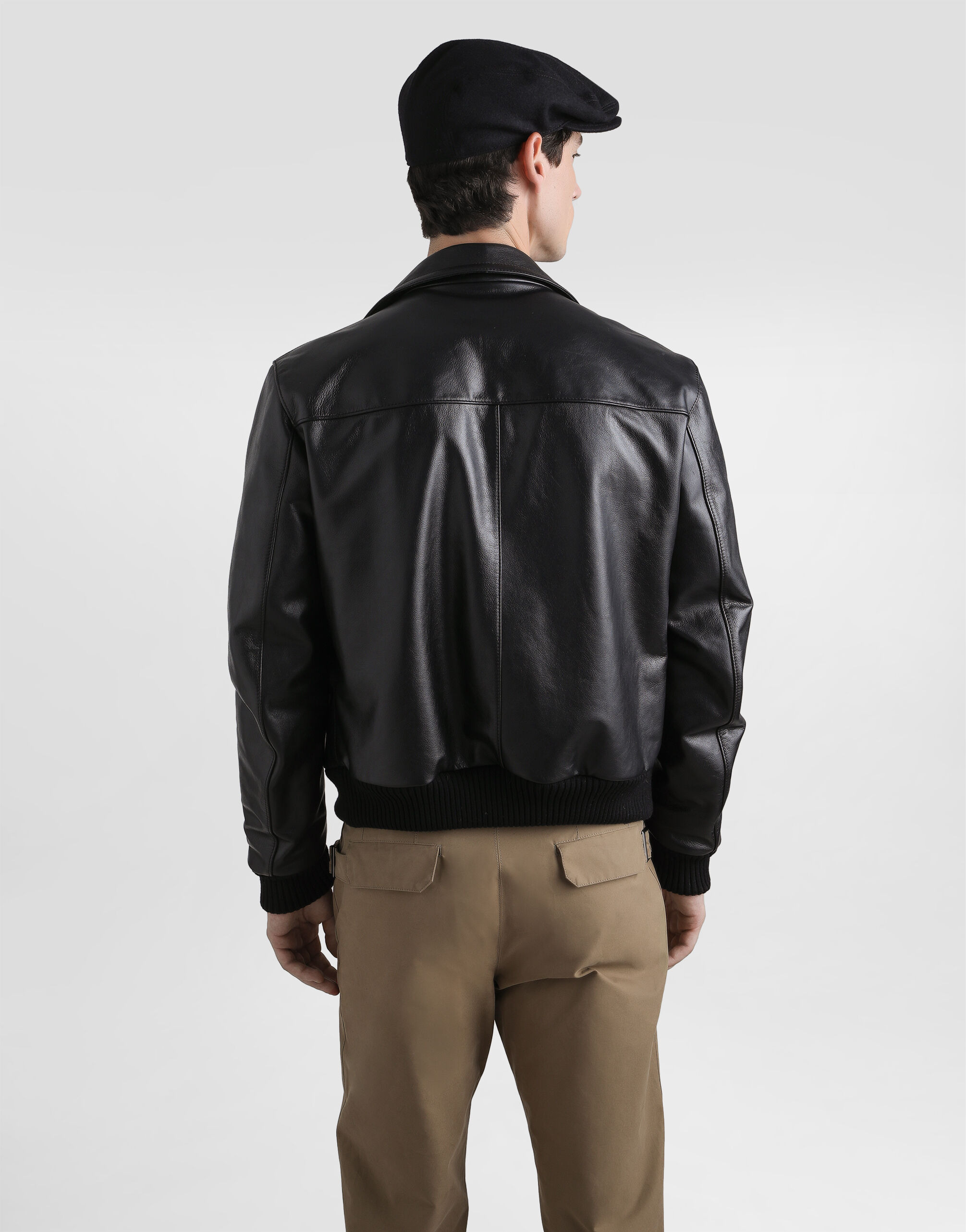Smooth bullhide leather jacket - 3