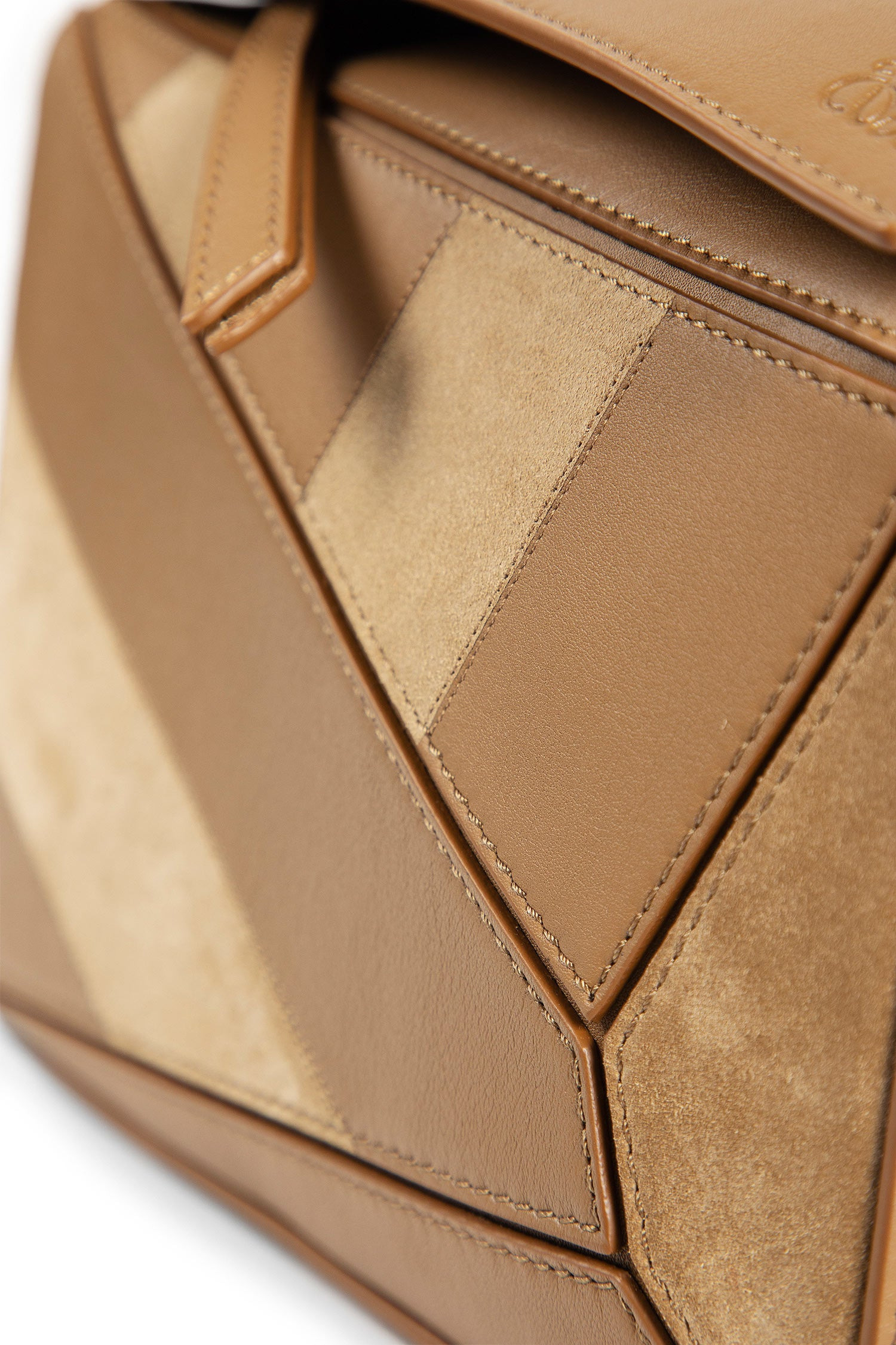 Small Puzzle Bag In Classic Calfskin And Suede - 4