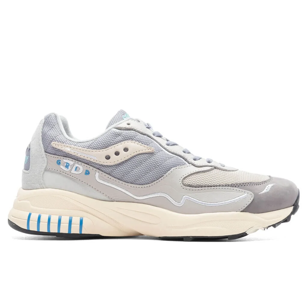 Saucony – 3D Grid Hurricane Grey/Cream - 1