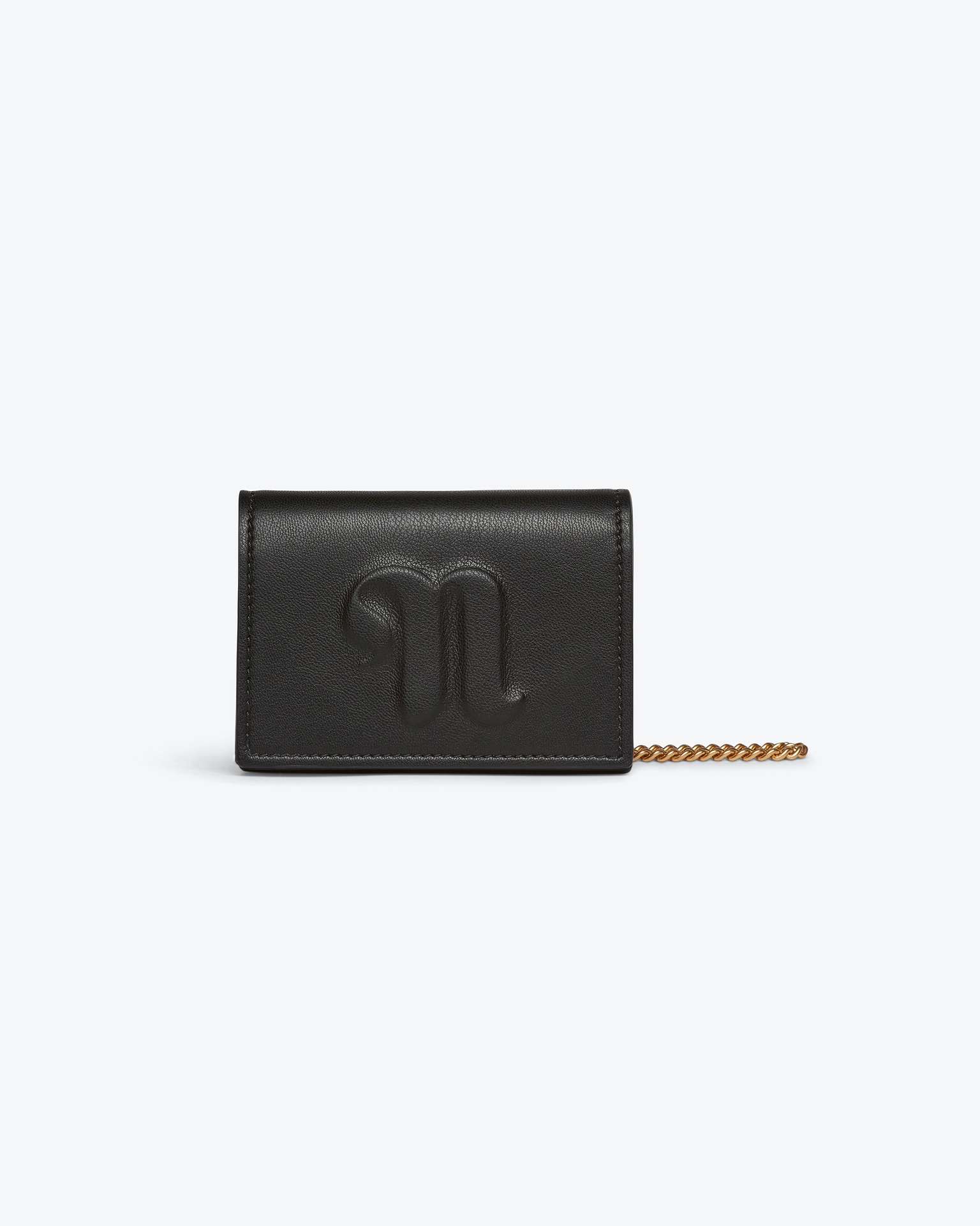 THE CONCERTINA MINI - Card holder with chain - Black - 1