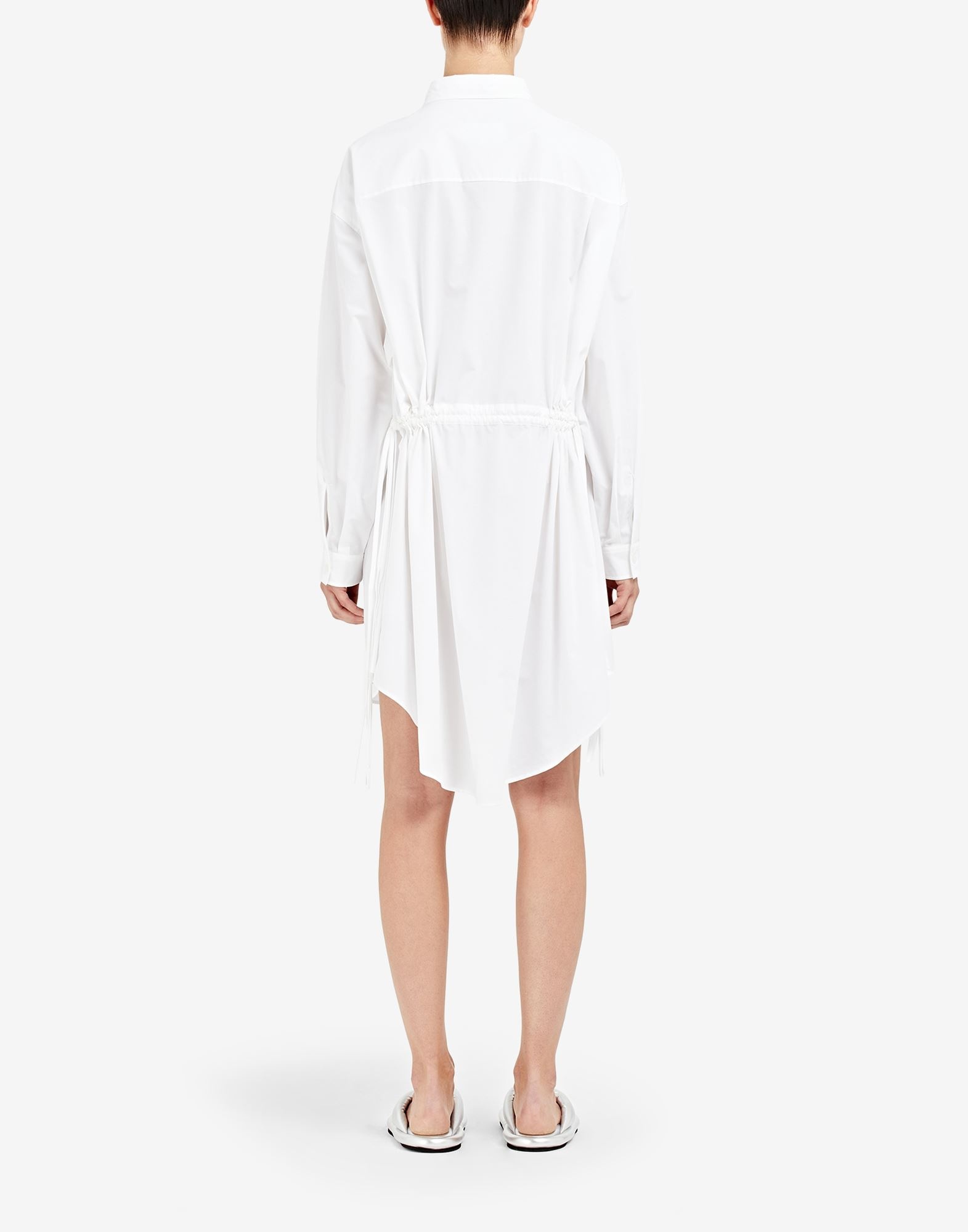 Poplin shirt-dress - 4