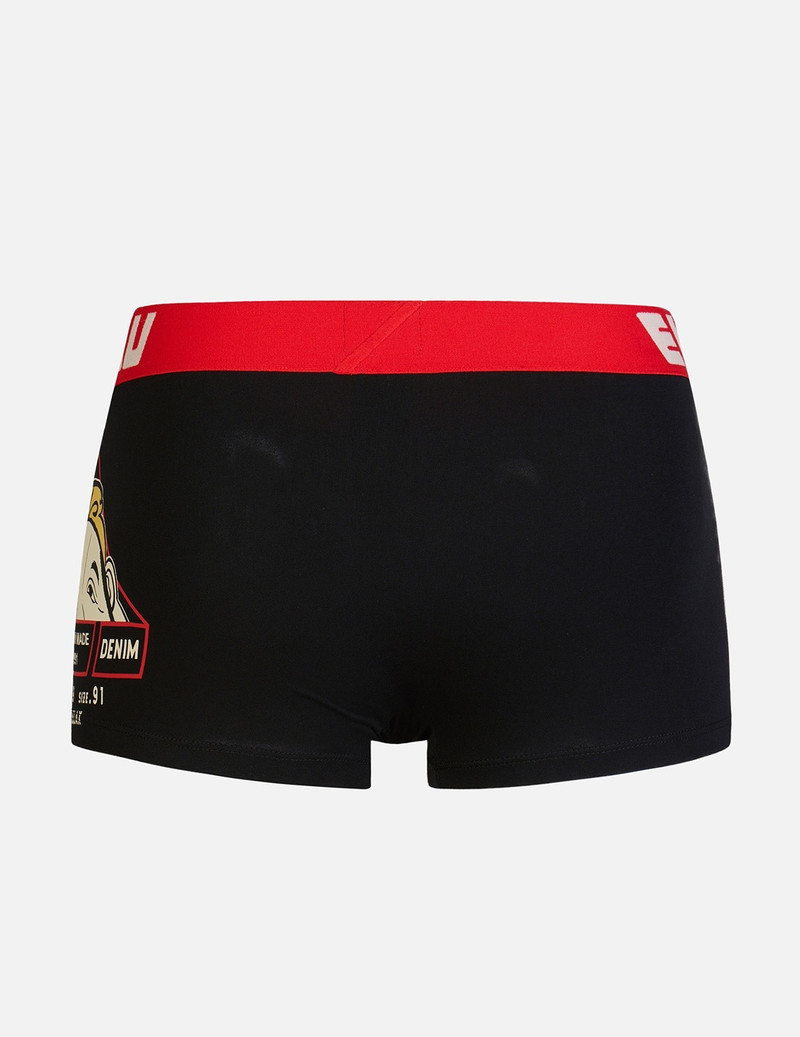 EVISU GODHEAD “HIDE-AND-SEEK” PRINT TRUNKS outlook