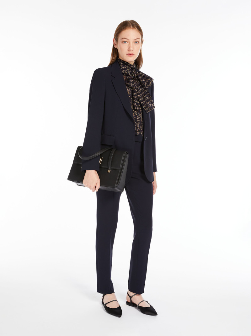 Max Mara Single-breasted cady blazer outlook