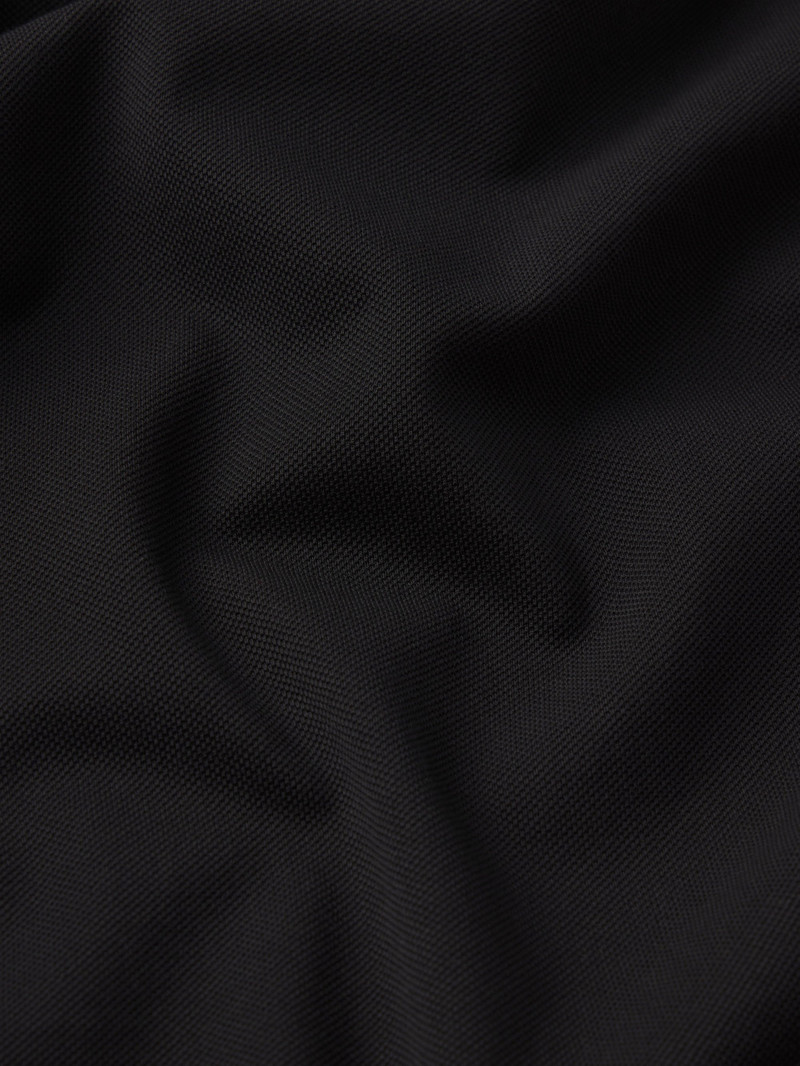 FRAME Light Pique Polo in Black outlook