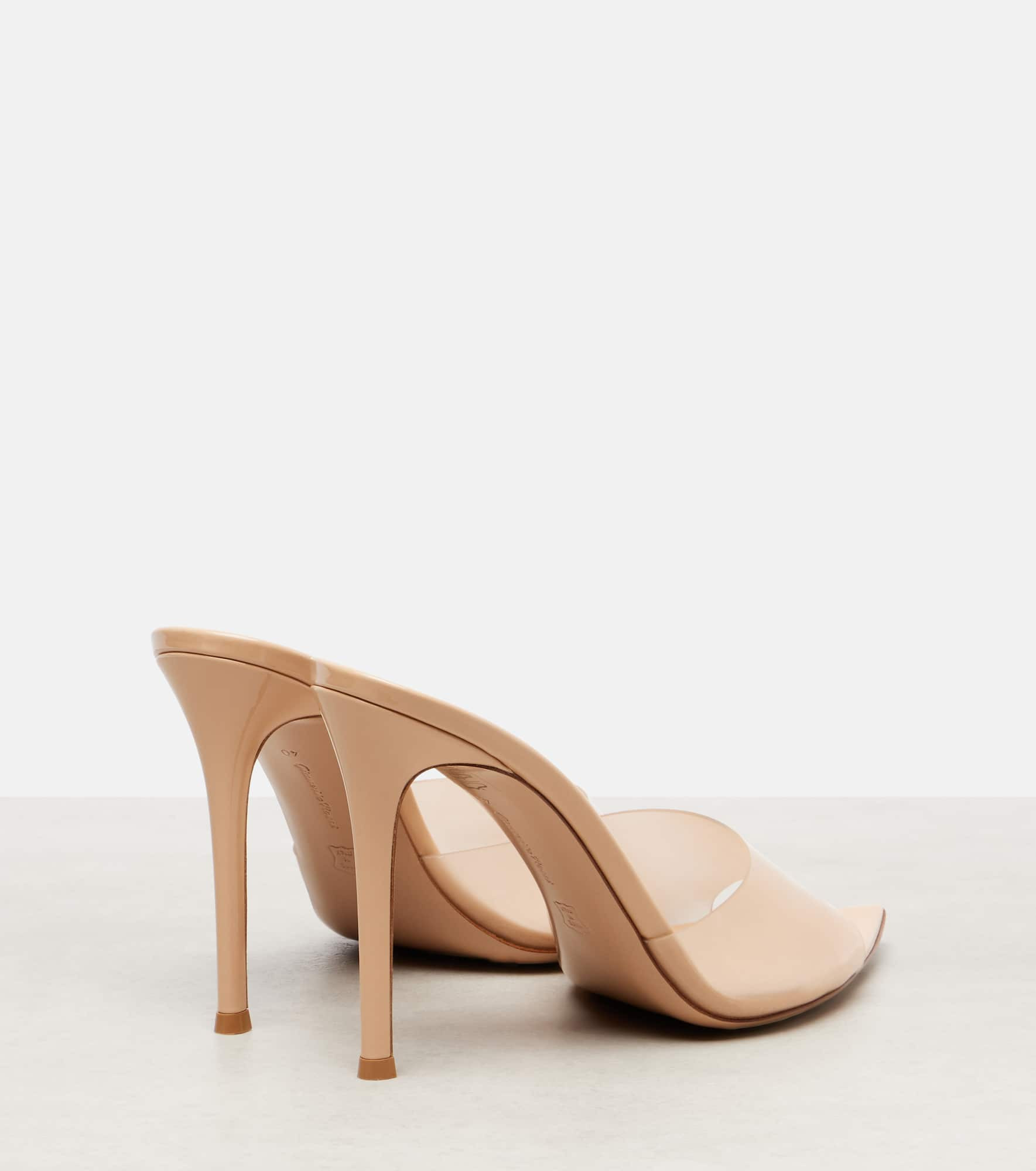 Elle 105 PVC and patent leather mules - 3