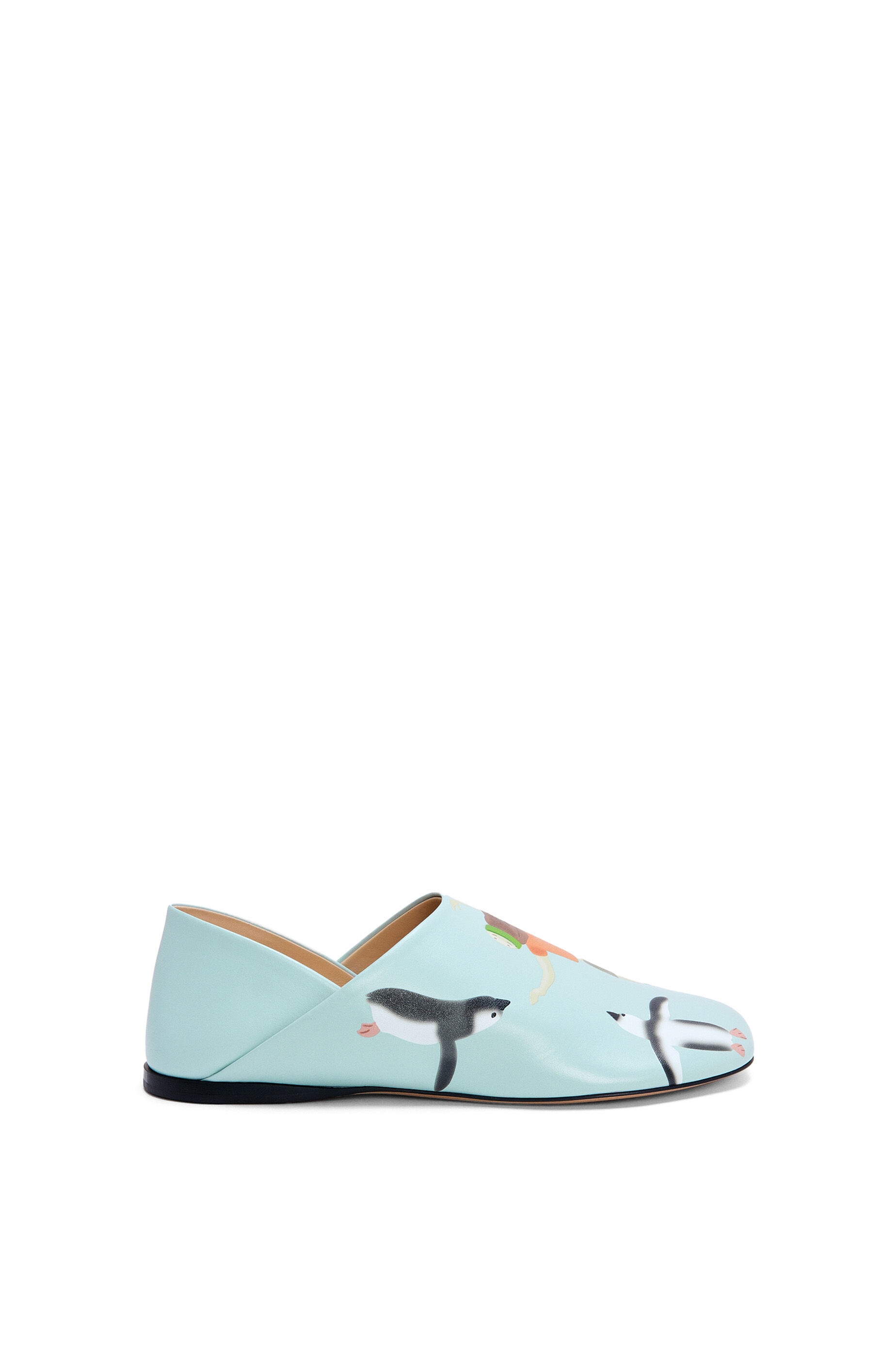 Toy slipper in printed lambskin - 1