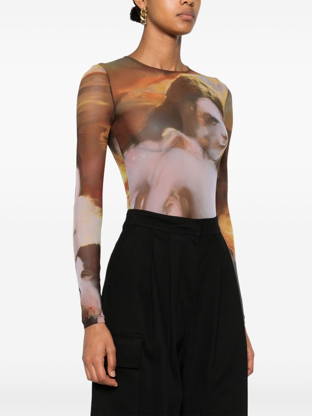 Sunset Sees sheer bodysuit - 3