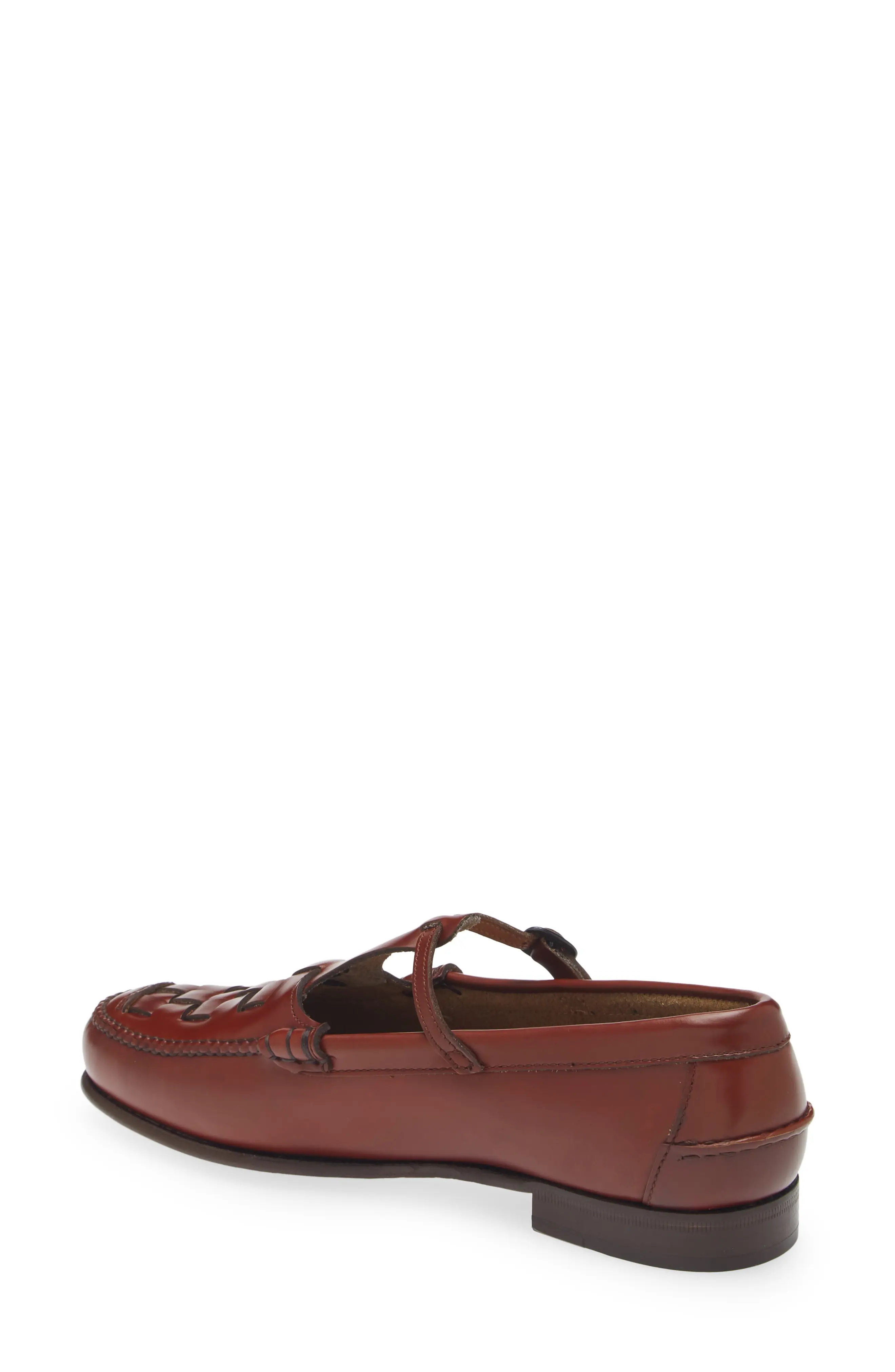 HEREU Maqueda Woven TStrap Loafer REVERSIBLE
