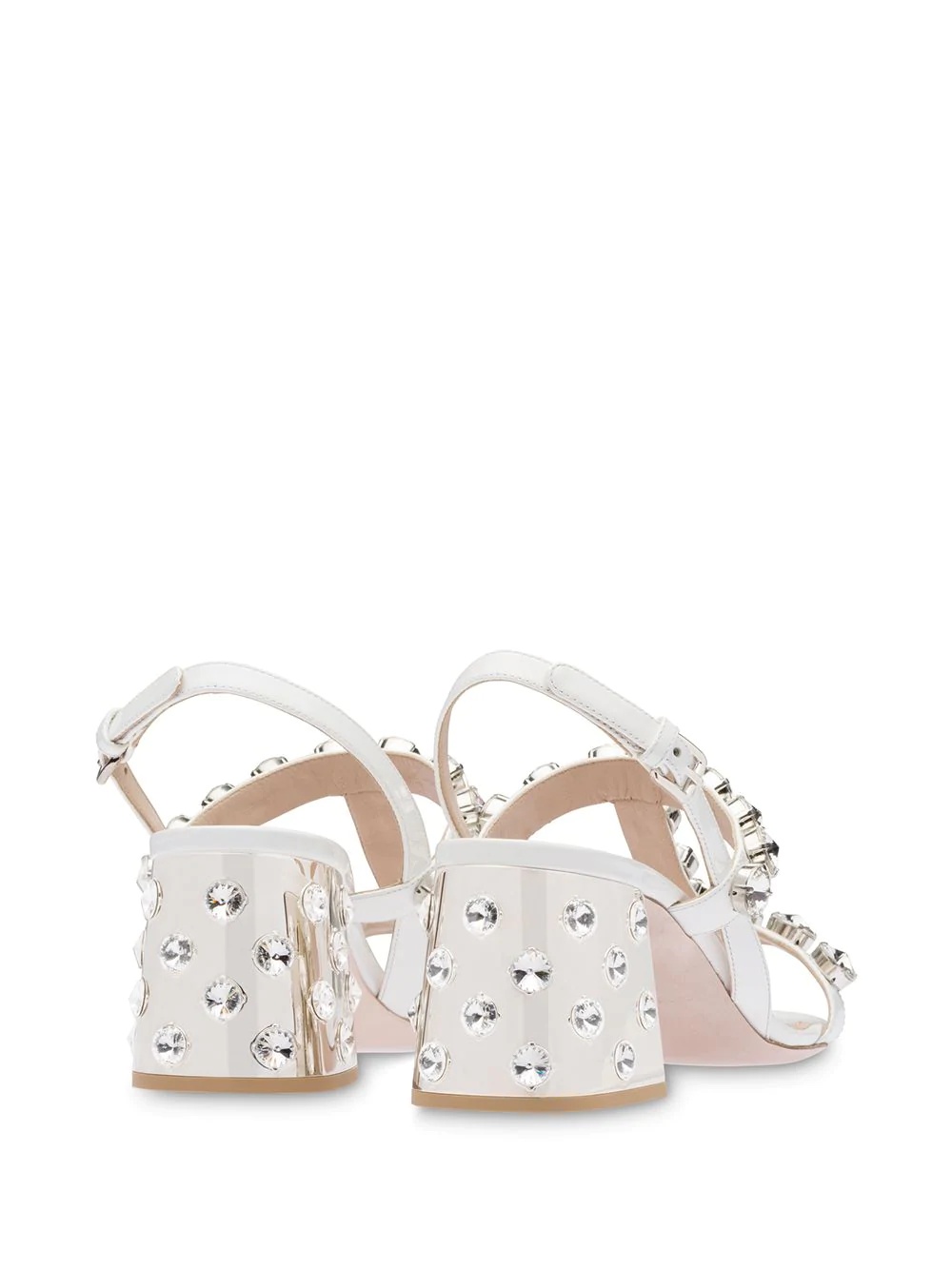 crystal-embellished sandals - 3