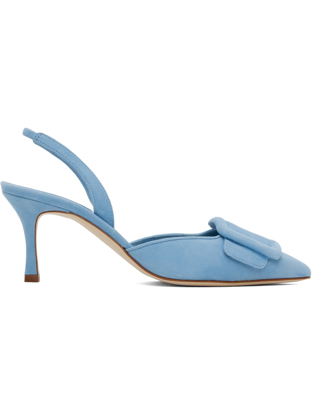 Blue Maysli Heels - 1