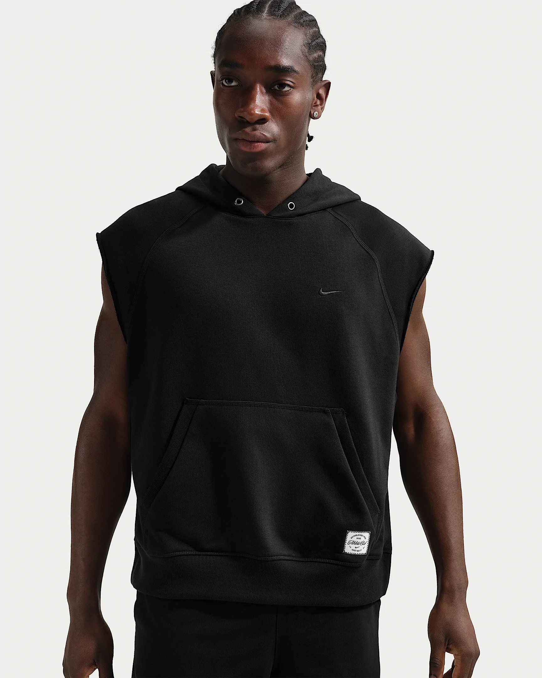 Nike Men's N.A.C. Dri-FIT Fleece Sleeveless Training Hoodie - 1