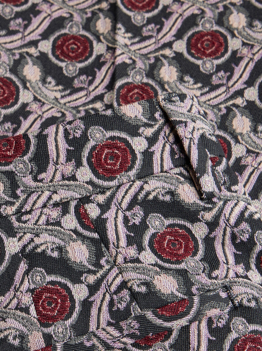 JACQUARD CIGARETTE TROUSERS - 7