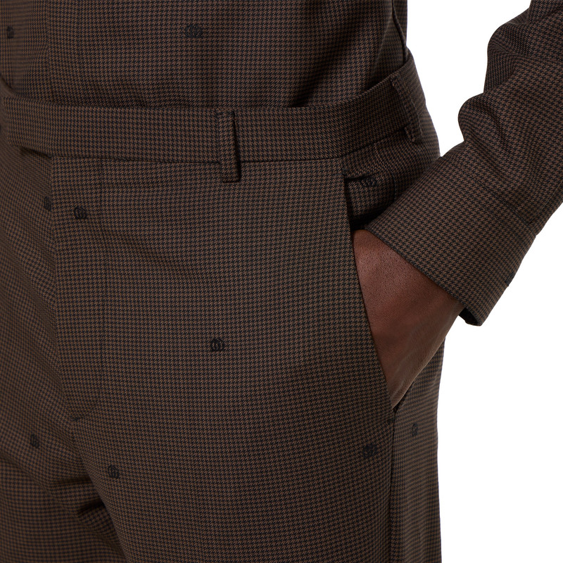 GG houndstooth wool jacquard pant 4