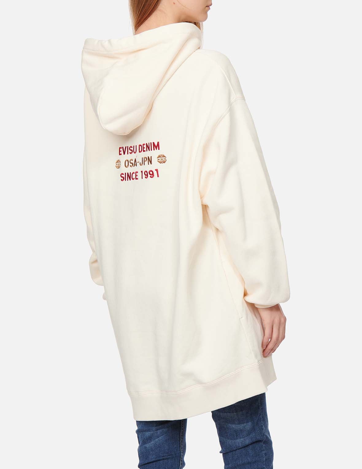Godhead Print Hooded Sweatshirt Tunic - 8