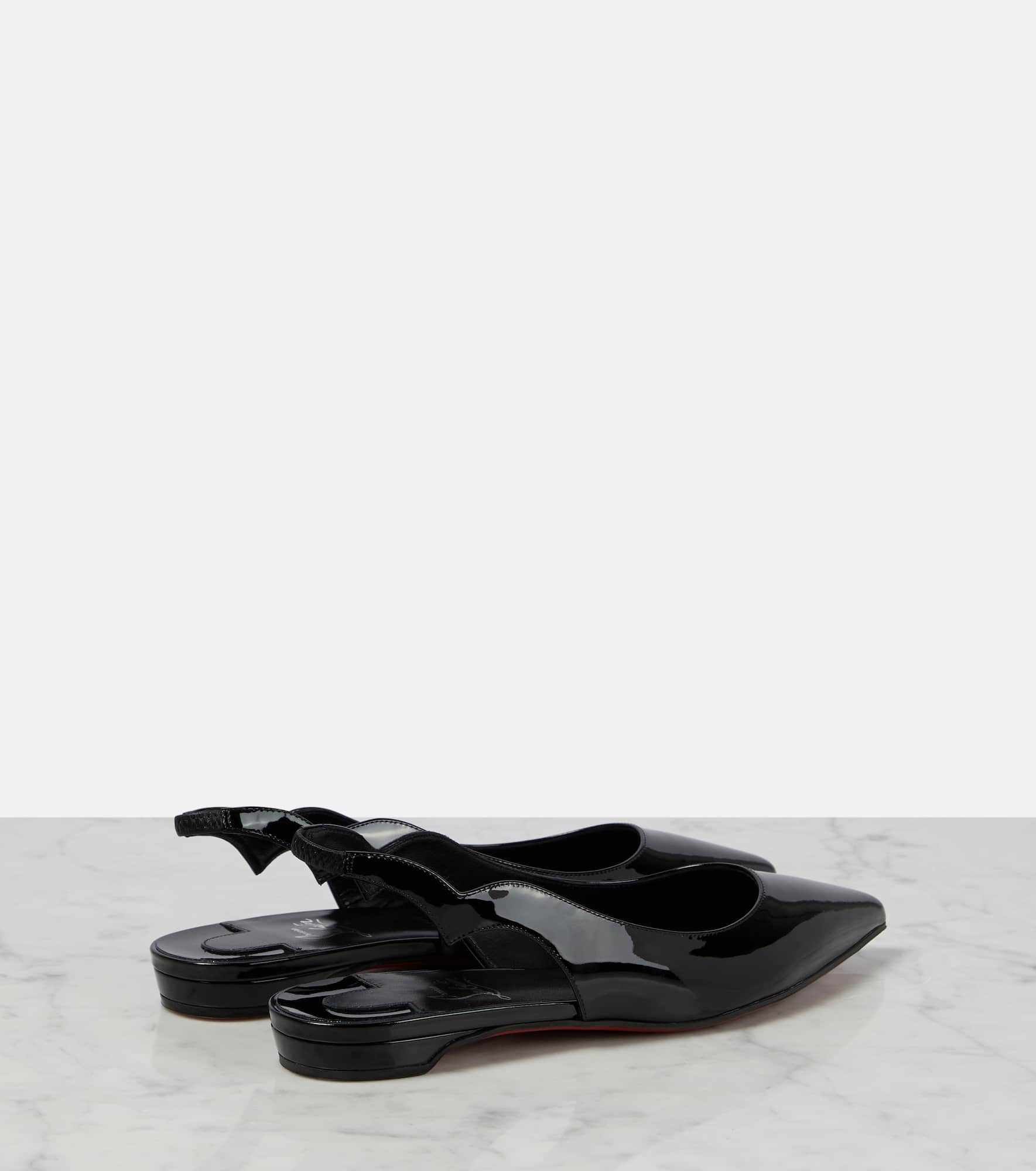 Hot Chickita Sling patent leather ballet flats - 3
