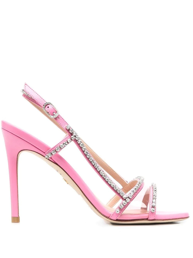 Mondrian Glam crystal-embellished 100mm sandals 1