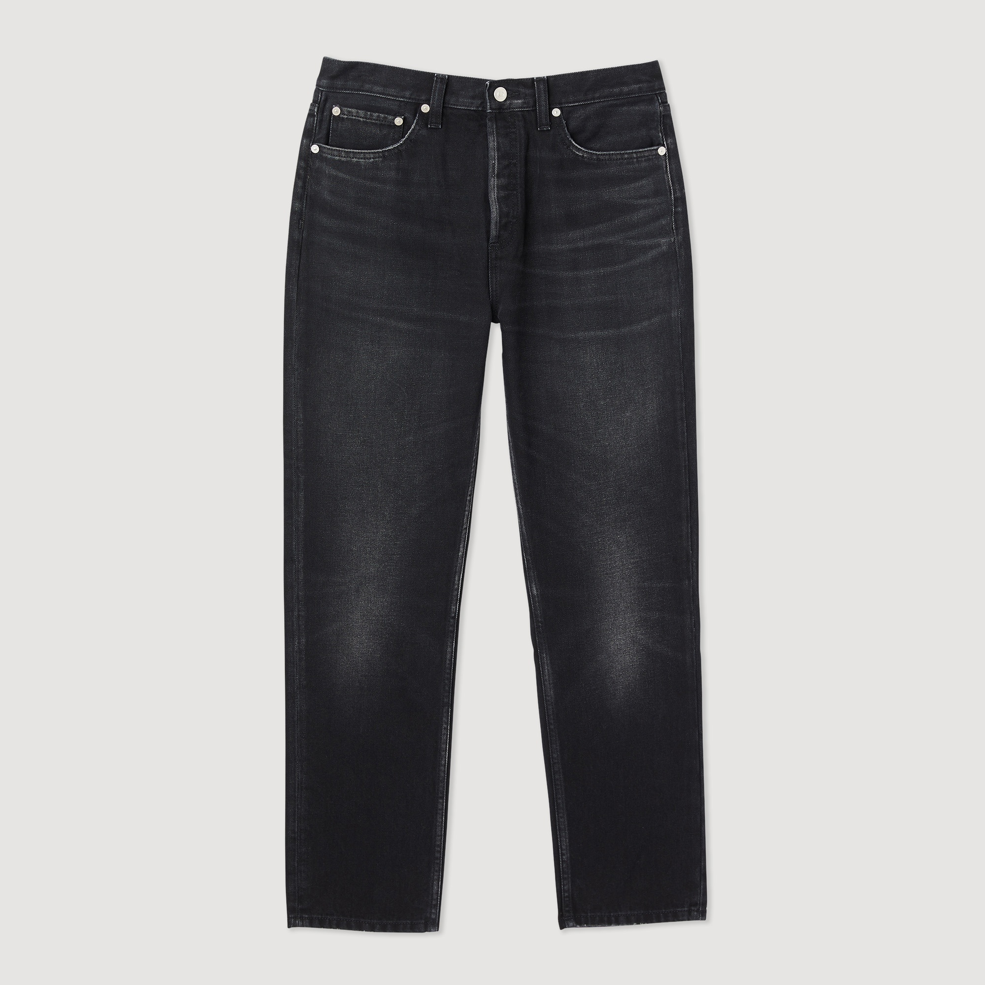 Organic cotton straight-leg jeans - 1