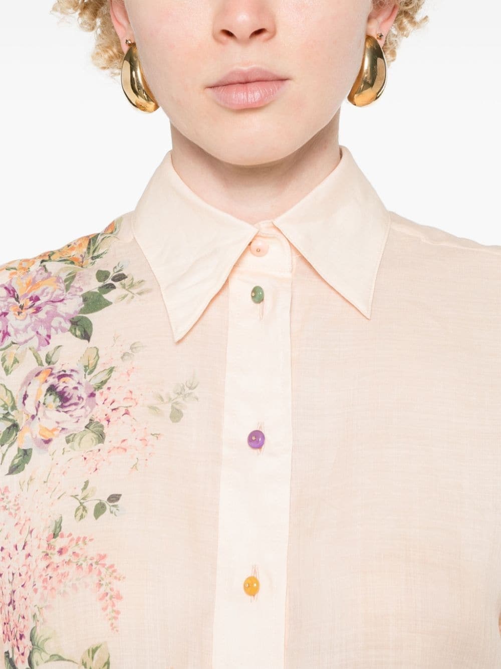 Halliday floral-print shirt - 5