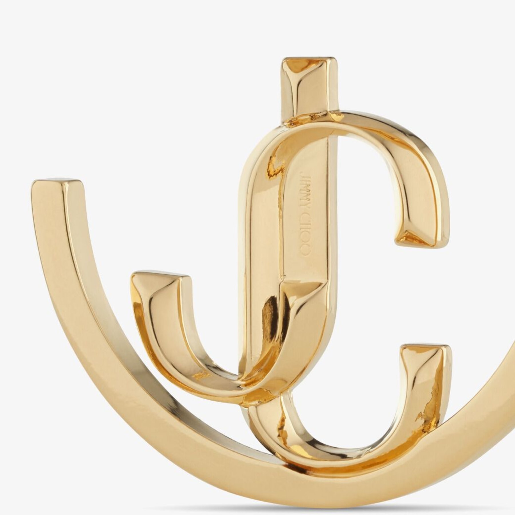 JC Monogram Hoops
Gold-Finish Metal JC Monogram Hoops - 5