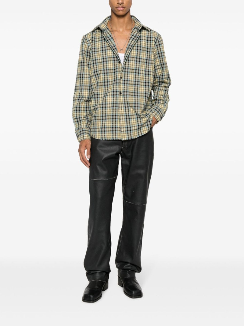 SUNFLOWER Ace plaid-pattern shirt outlook