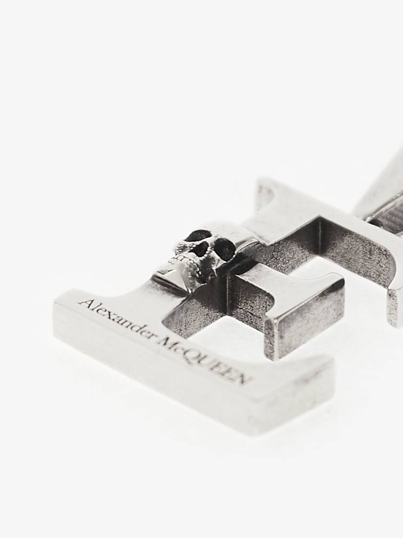 Alphabet Pendant in Antique Silver - 2