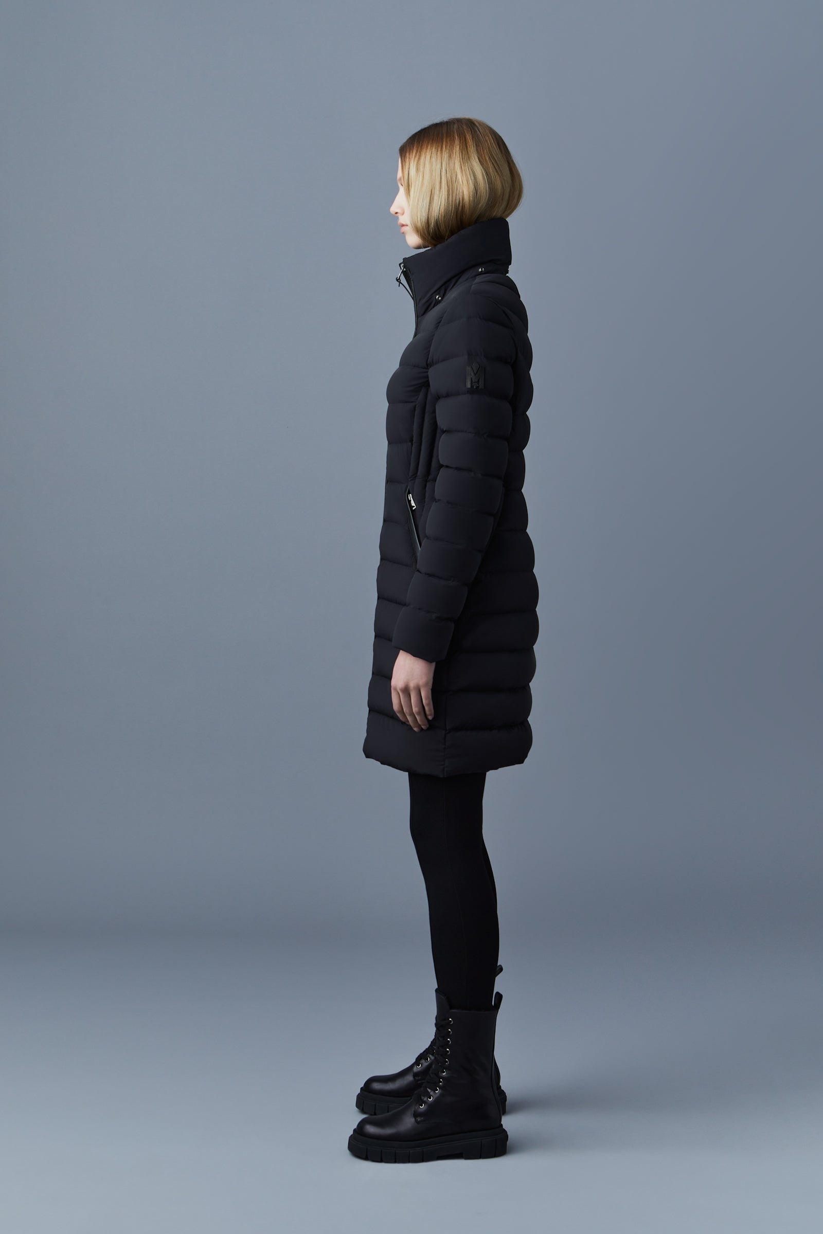 FARREN Agile-360 stretch light down coat with removable hood for ladies - 5